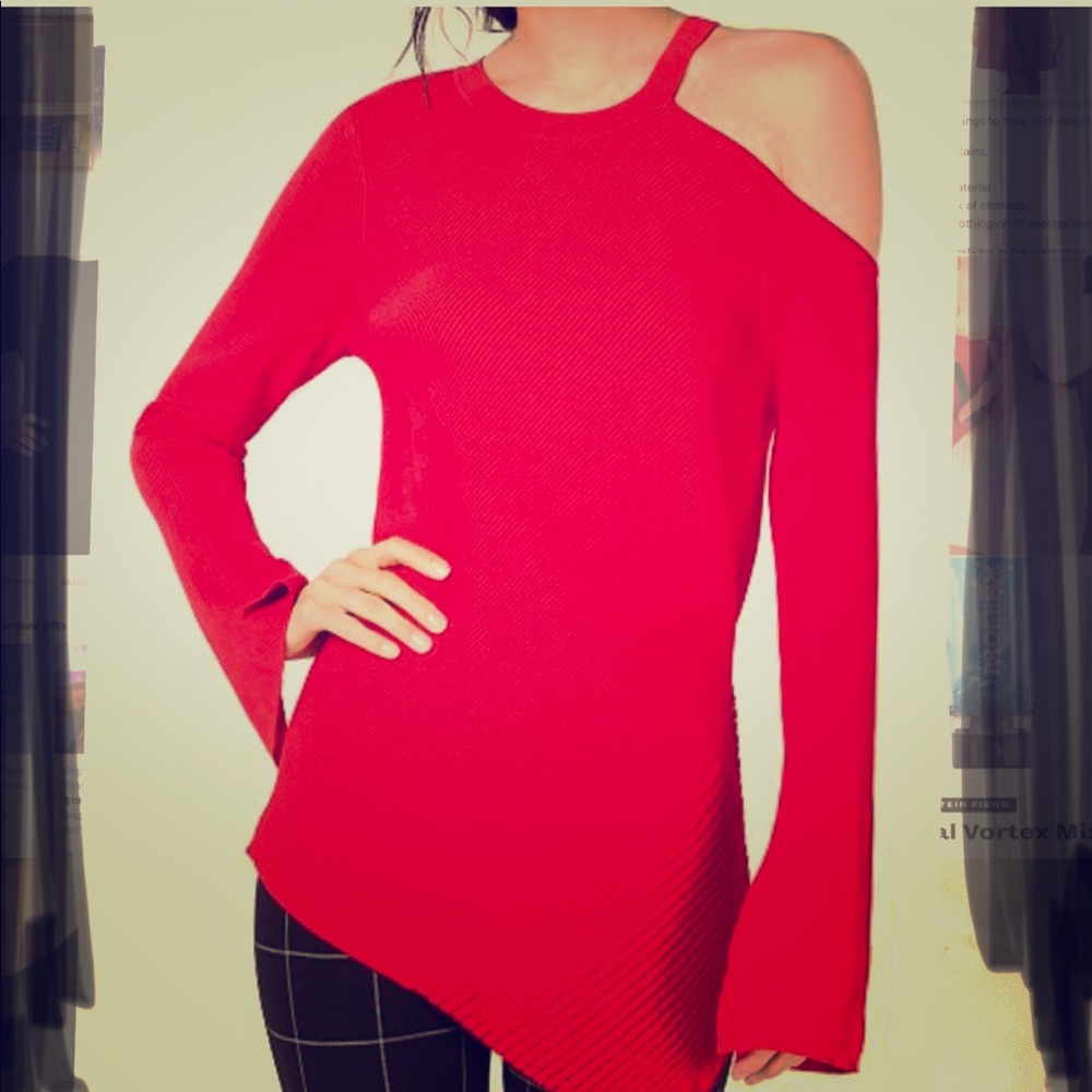 INC International Concepts Asymmetrical Sweater